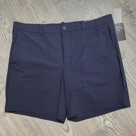 Calaway Mens 7" Golf Short -Peacoat Blue -NWT - Picture 1 of 4